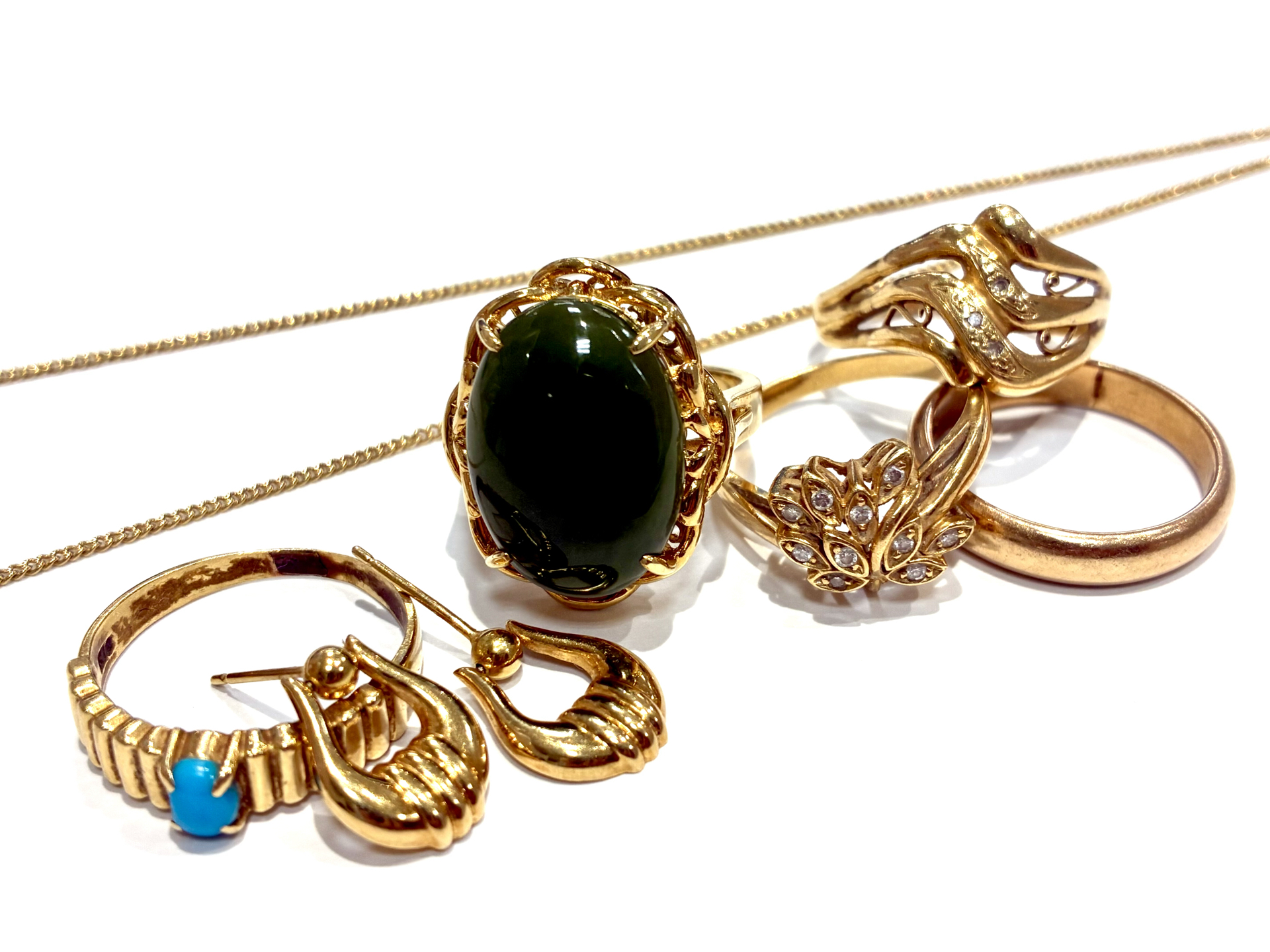 ジュエリー 色石 K18 ネックレス 貴金属 ピアス 高価買取 買取