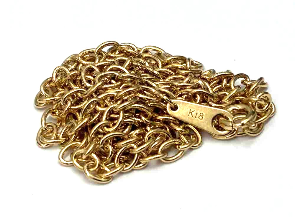 K18ネックレスをお買取り✨【岡崎・安城・幸田町の買取なら買取専門いちふじピアゴ上和田店へお越し下さい♪】