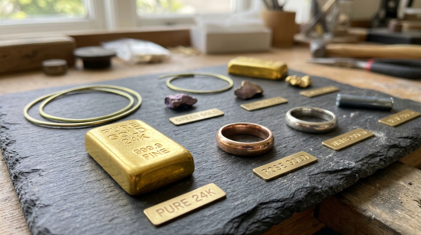 金と貴金属とは？純金・カラーゴールドの特徴と金相場