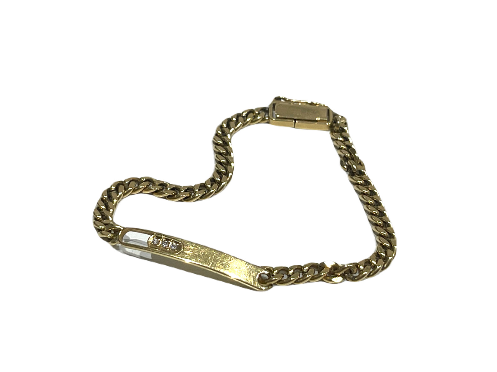 K18 ダイヤモンド付きブレスレット