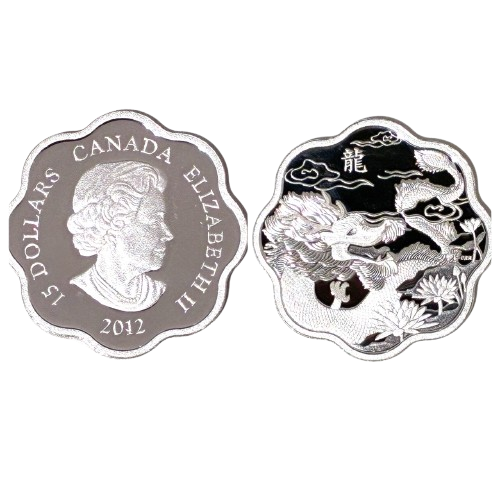 カナダ15ドル銀貨『ルナ・ロータス』