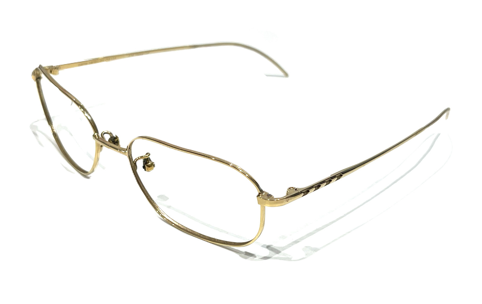 K18 pierre cardin 金縁眼鏡 フレームのみ
