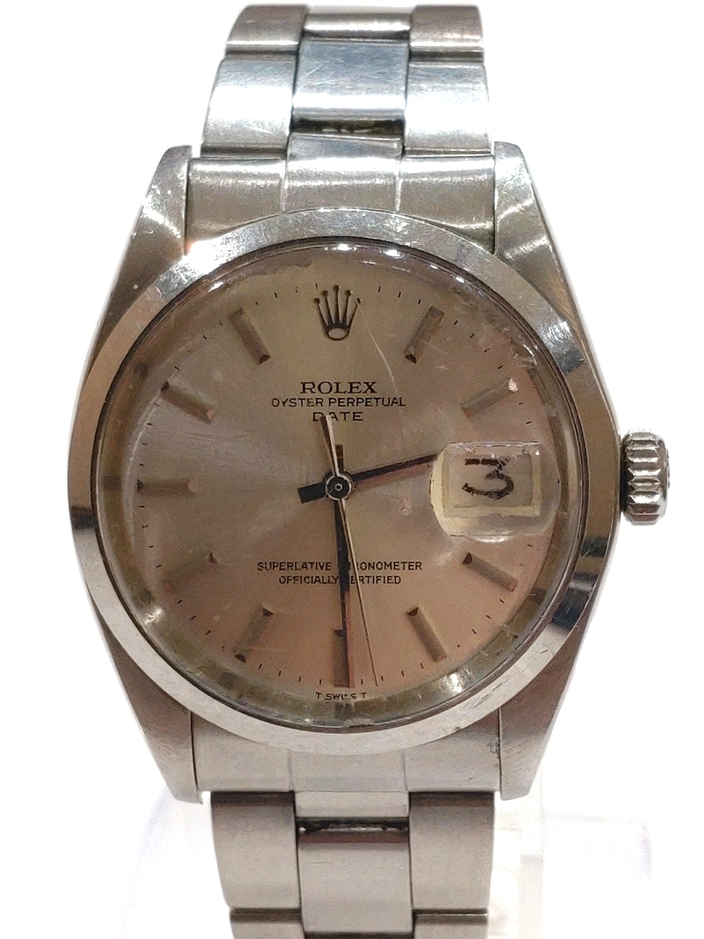 ROLEX OYSTER PERPETUAL DATE SS 1500　2