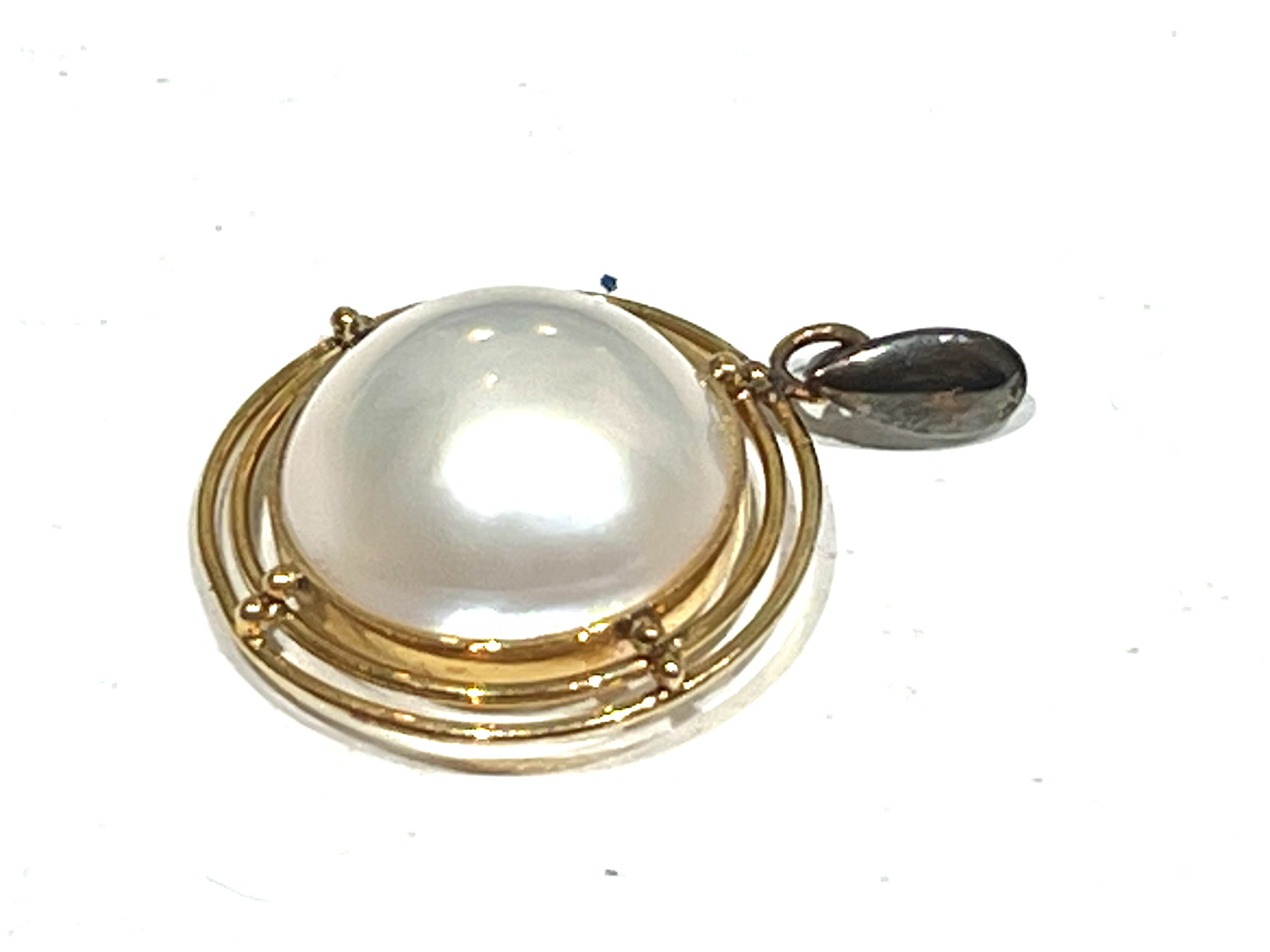 K18マベパール付ペンダントトップ1