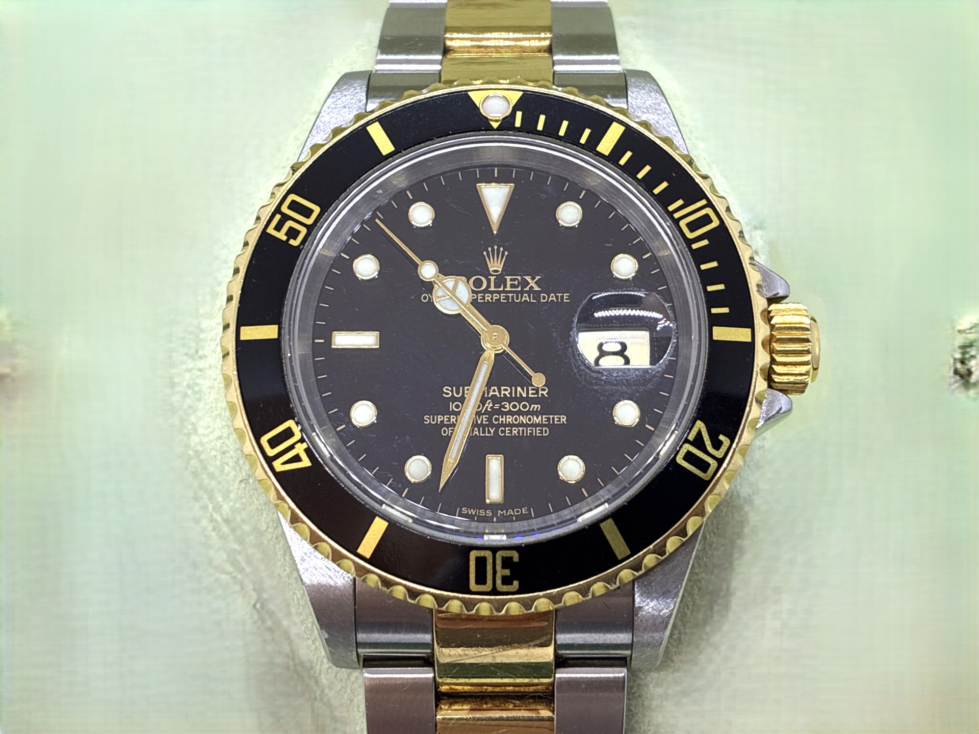 ROLEX 16613サブマリーナ黒文字盤アイキャッチ