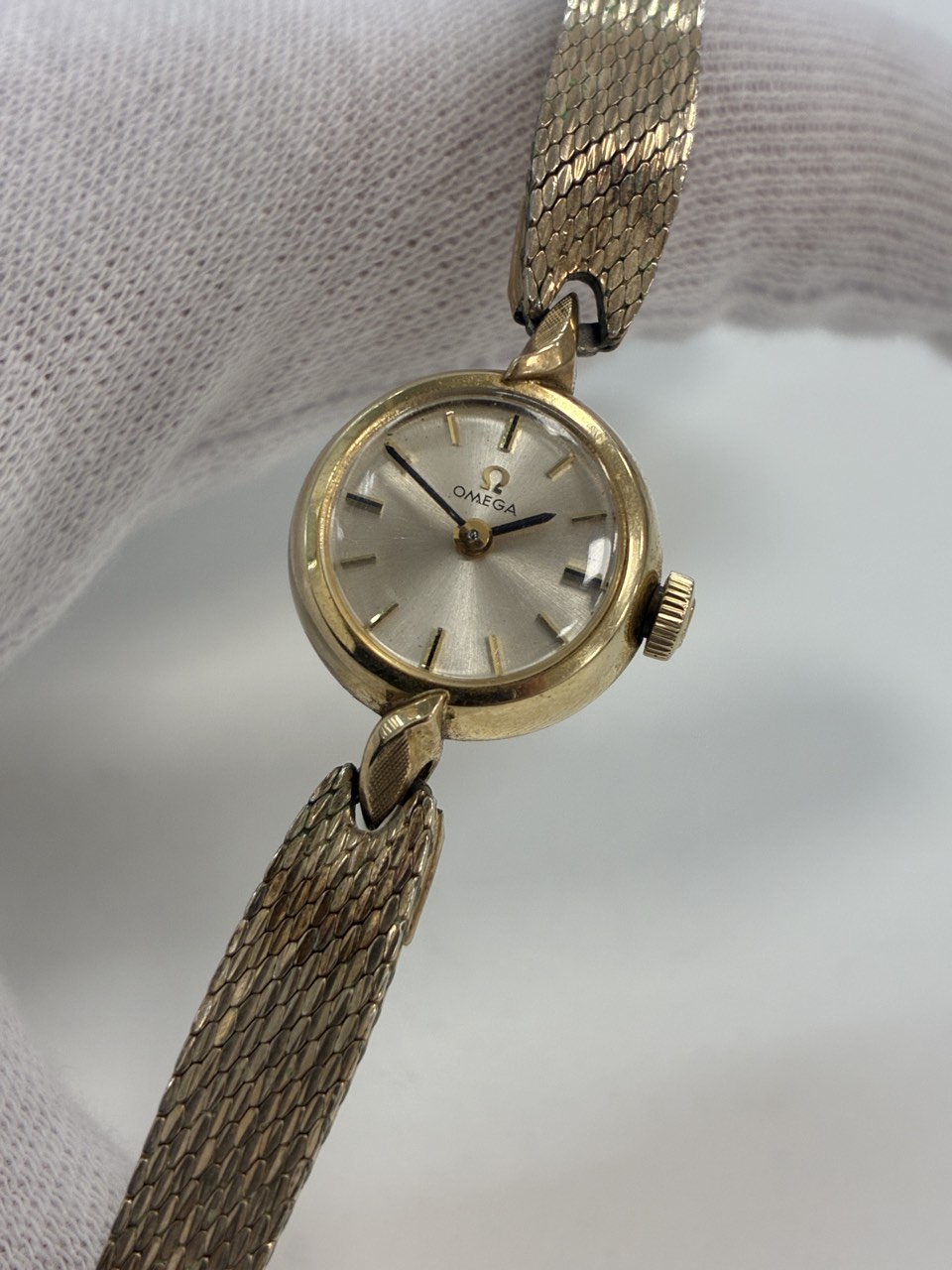 OMEGA オメガ 手巻き レディース腕時計 不動