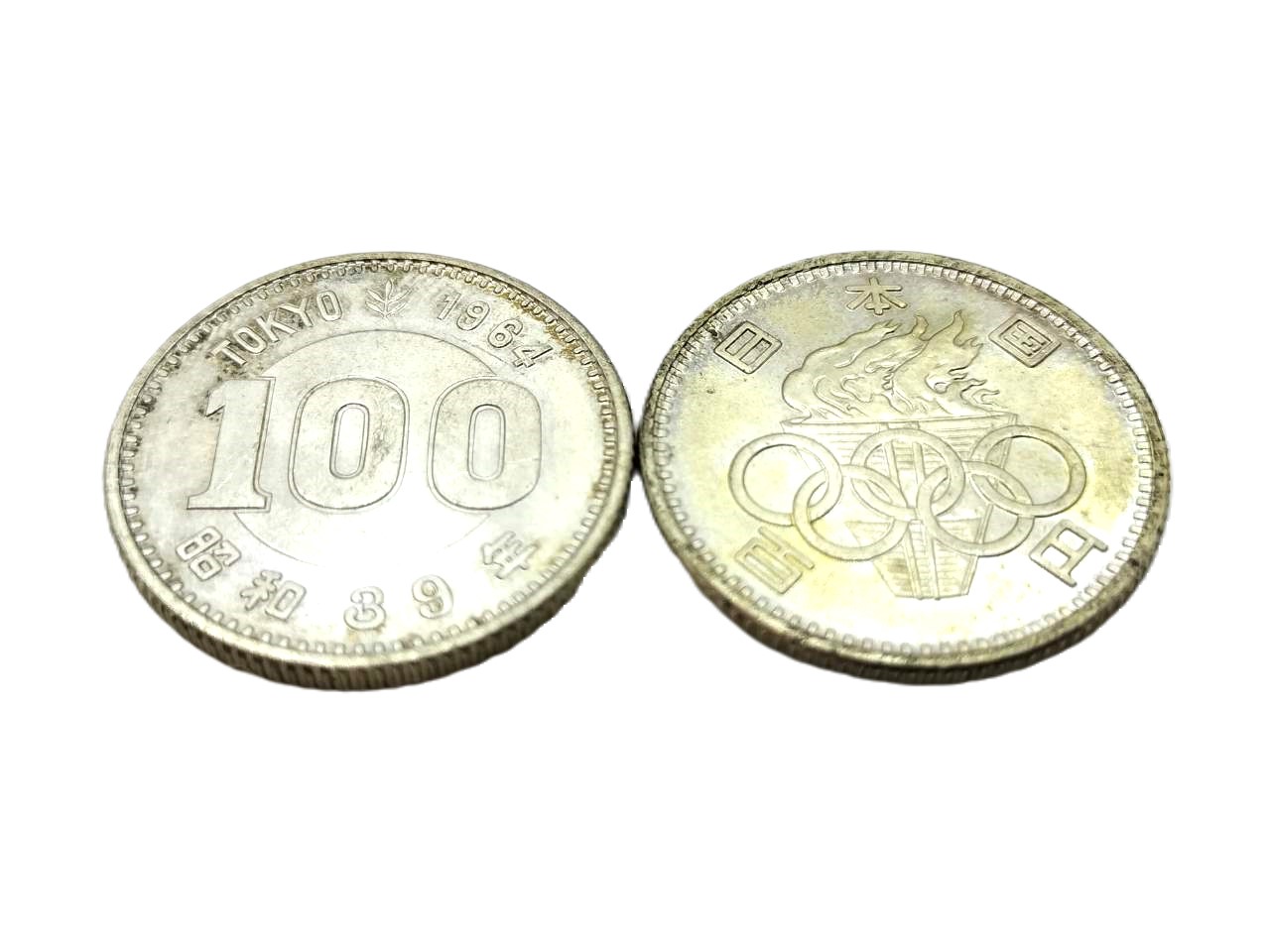 100円銀貨オリンピック.