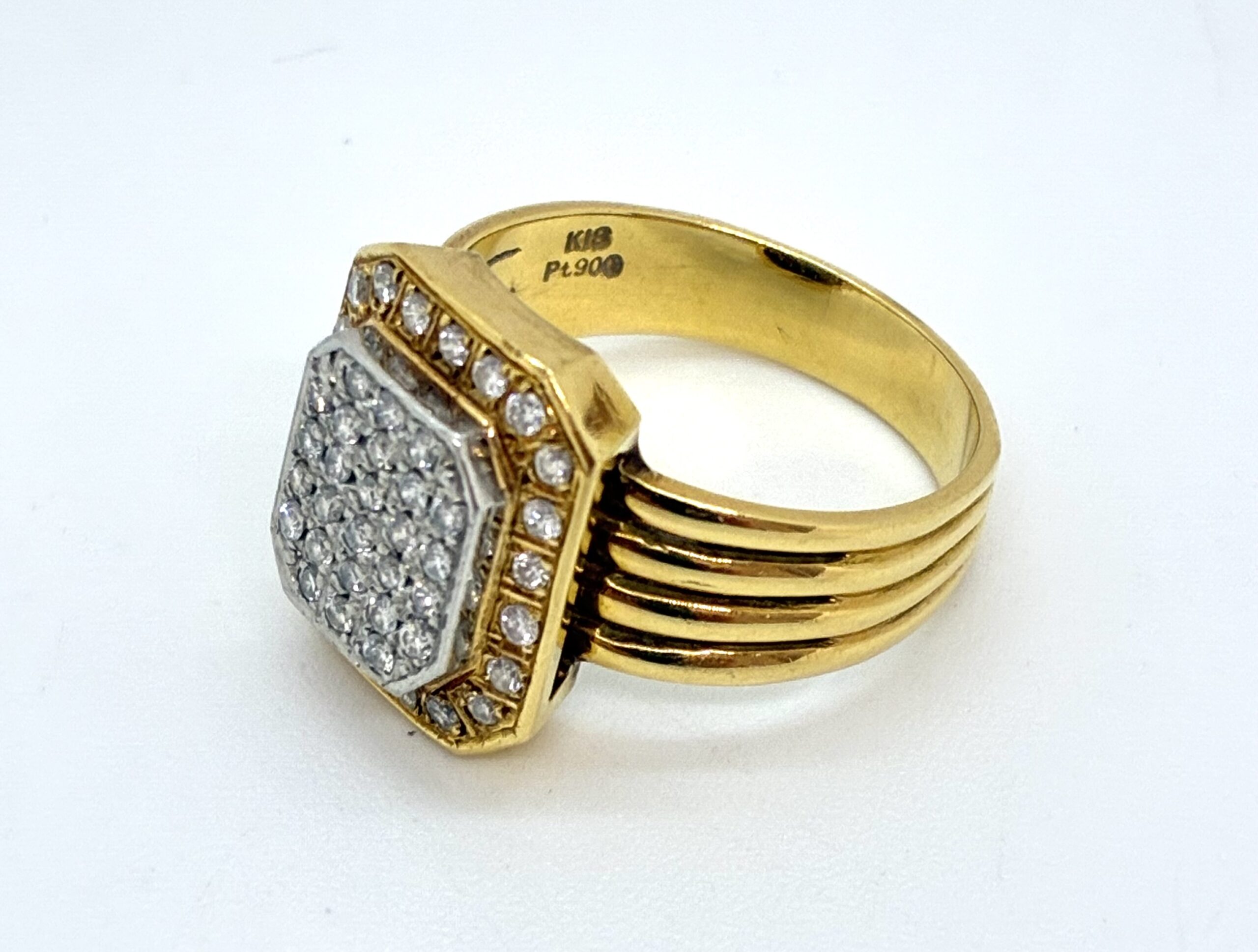 K18 金 Pt900 プラチナ リング 貴金属 ダイヤモンド ジュエリー 買取 高価買取