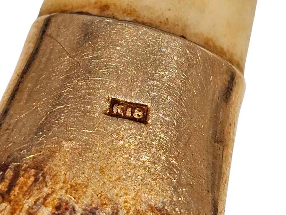 K18 キセル 刻印