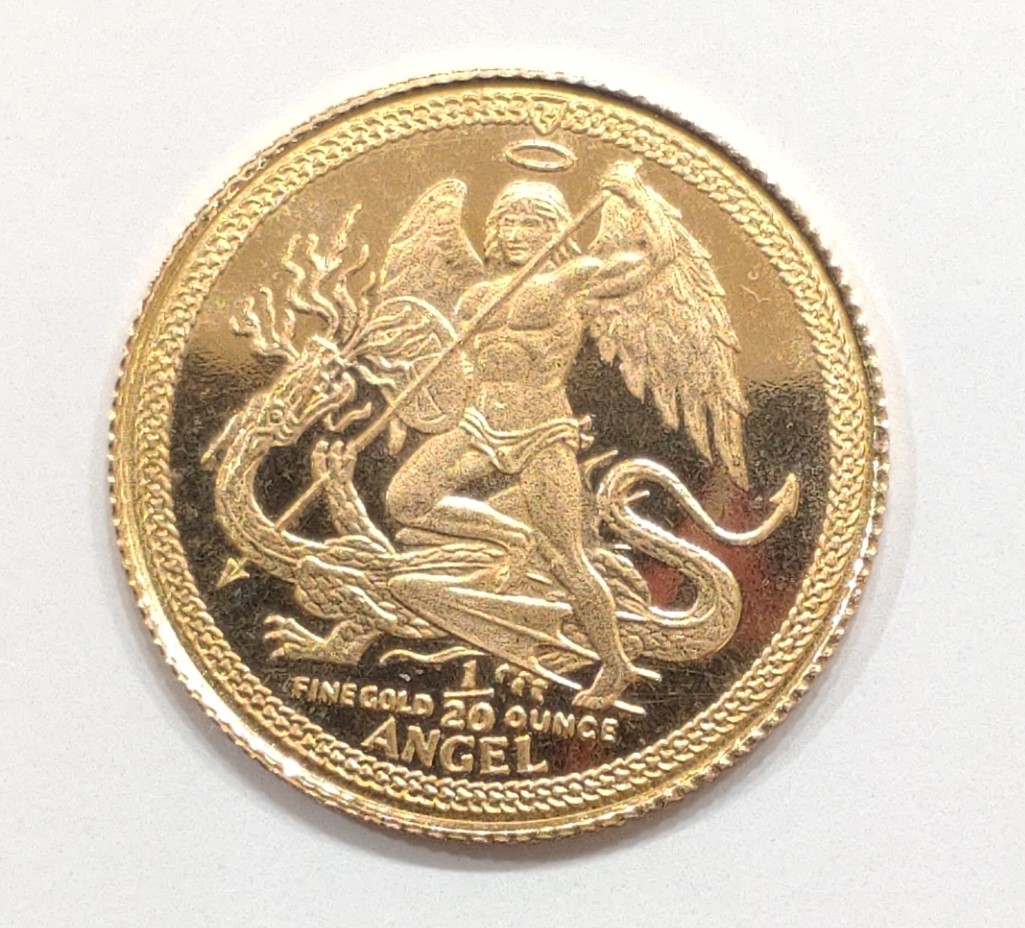 マン島エンジェルコイン 1/20oz 1