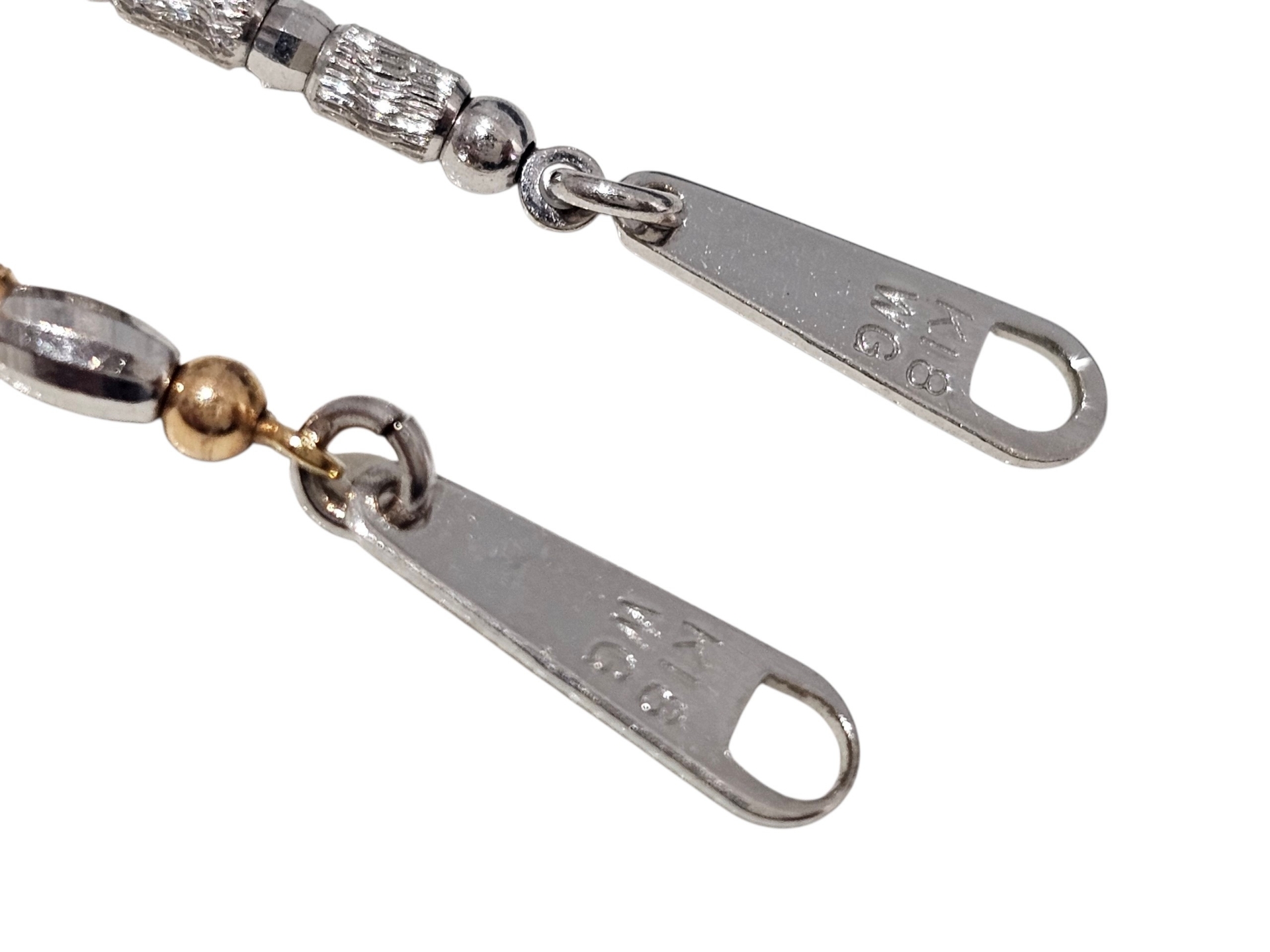 K18WG ブレスレット 刻印