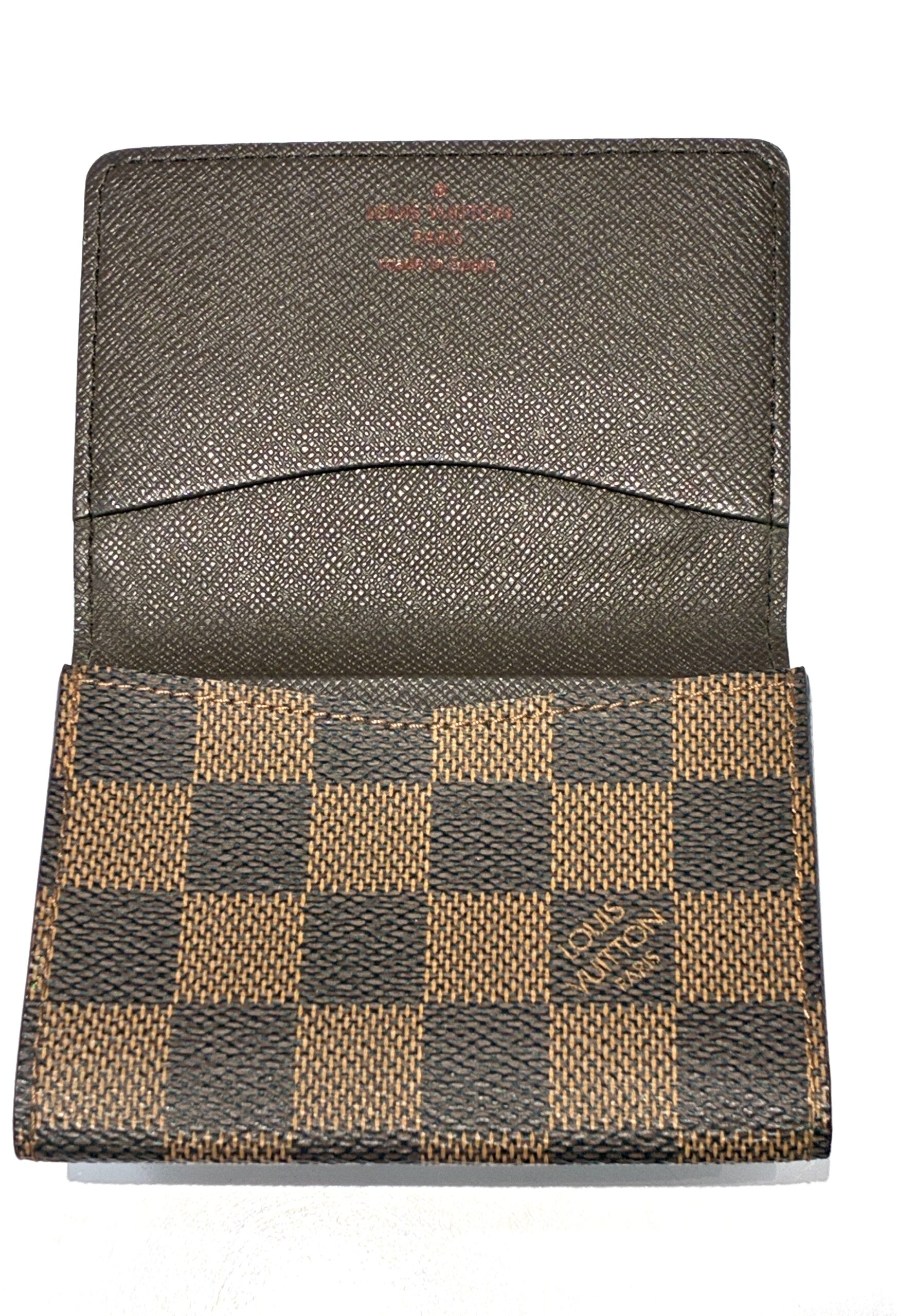 Louis Vuitton　ダミエ　アンヴェロップ・カルト・ドゥヴィジット