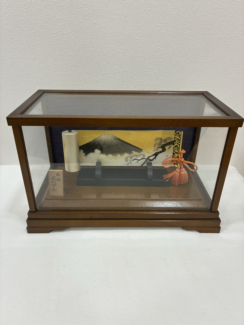 純銀製 和装飾置物（ケース入り）