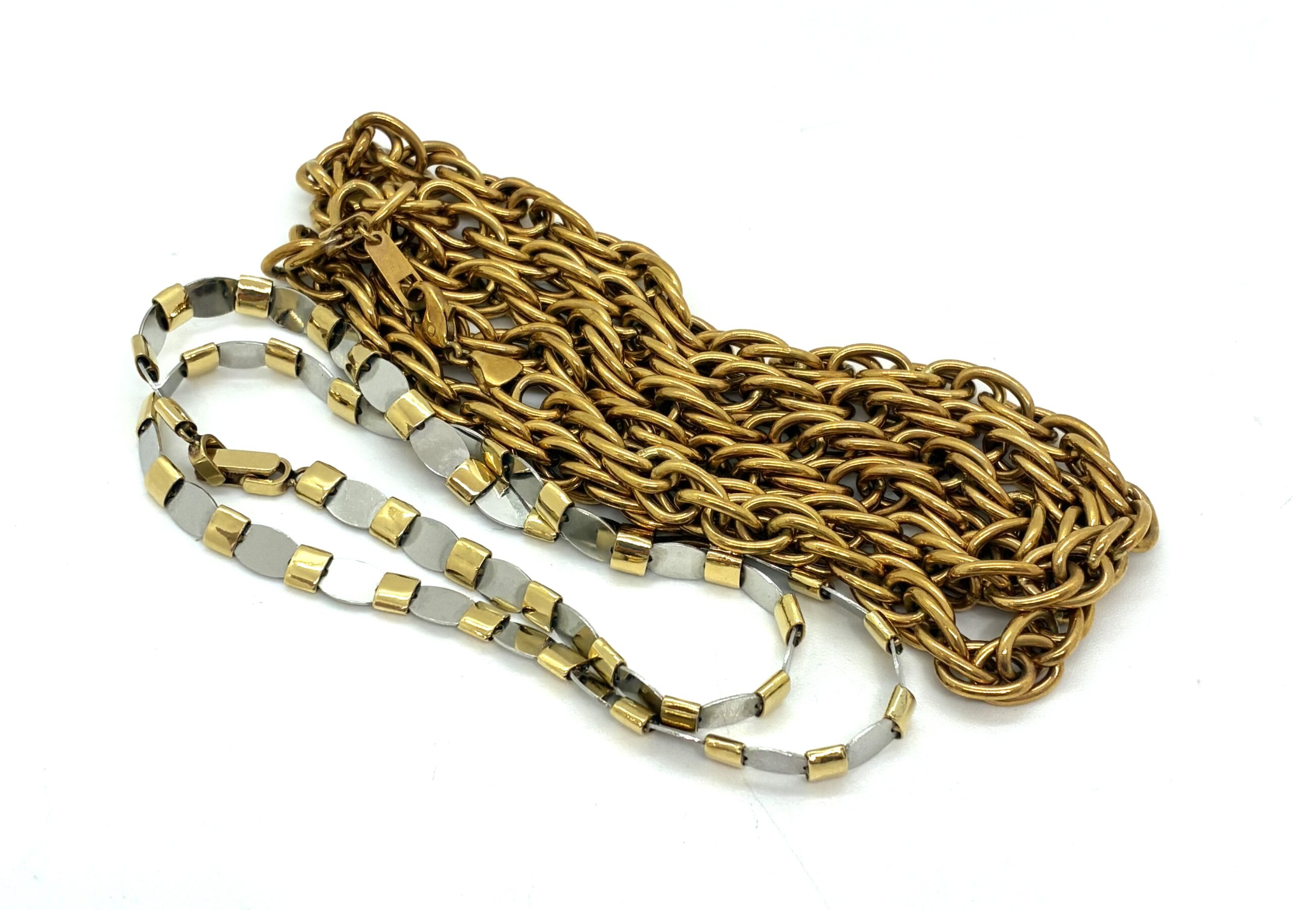 貴金属 K18 プラチナ コンビ 18金 ネックレス 買取 高価買取 優良 買取店