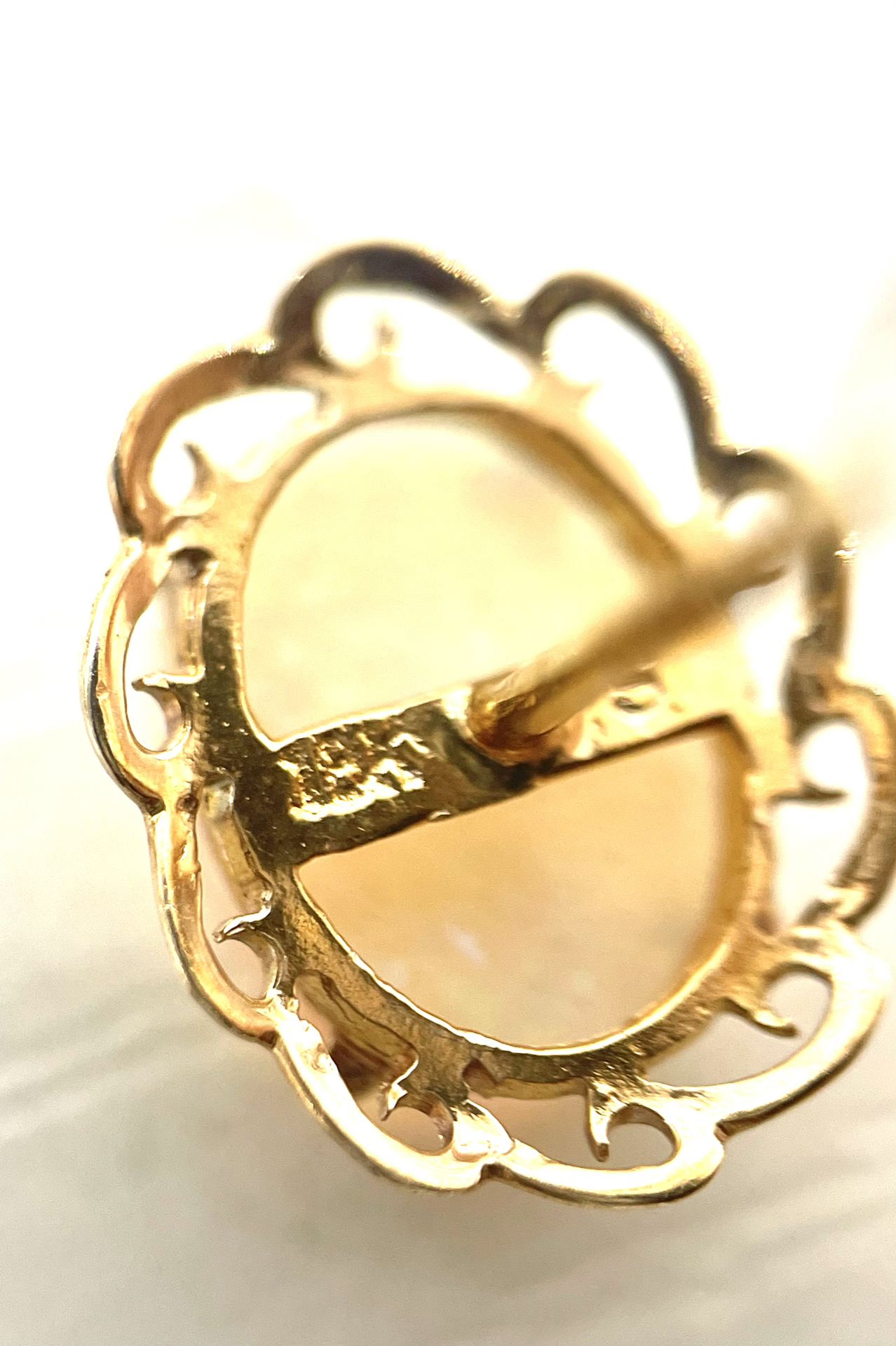 18Kオパール付タイタック2