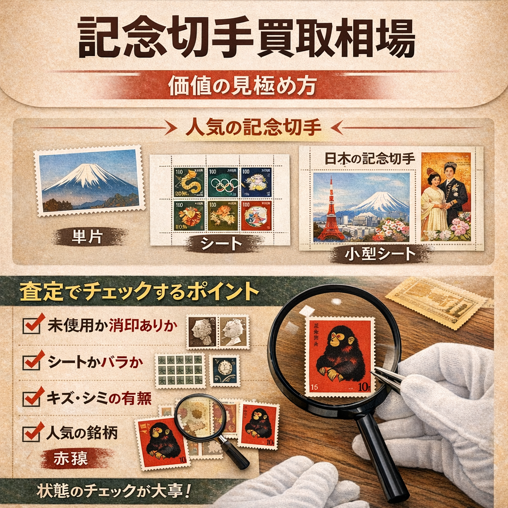 記念切手　清水町買取　リサイクルショップ