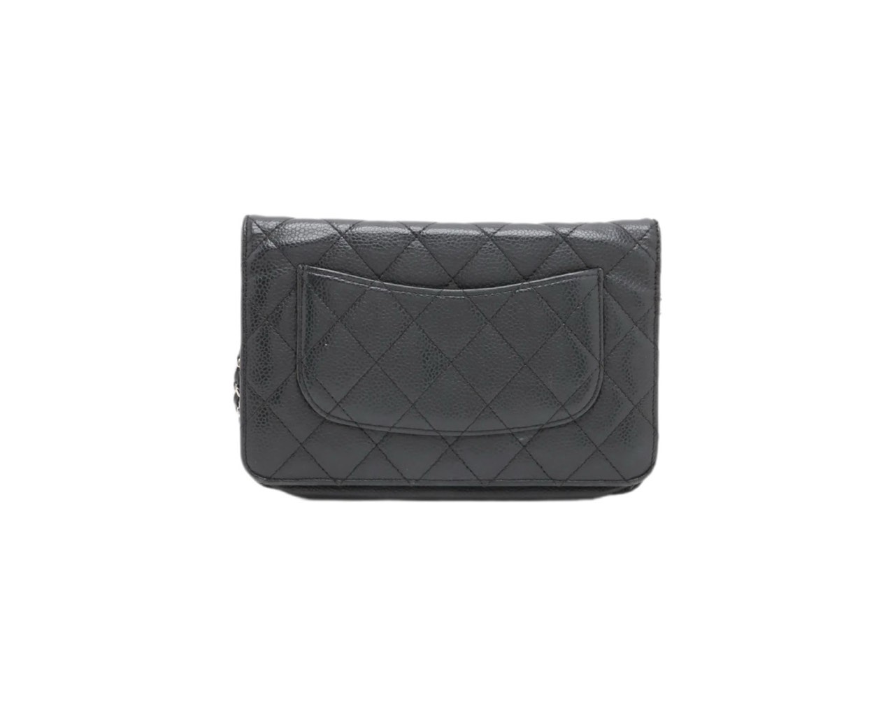 シャネル キャビアスキン チェーンウォレット