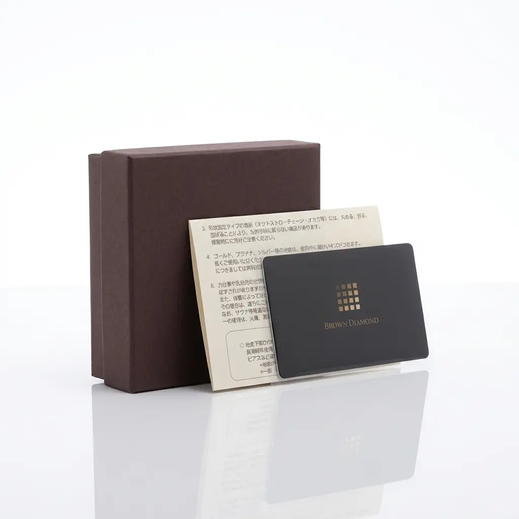 カシケイ付属品の箱とカード