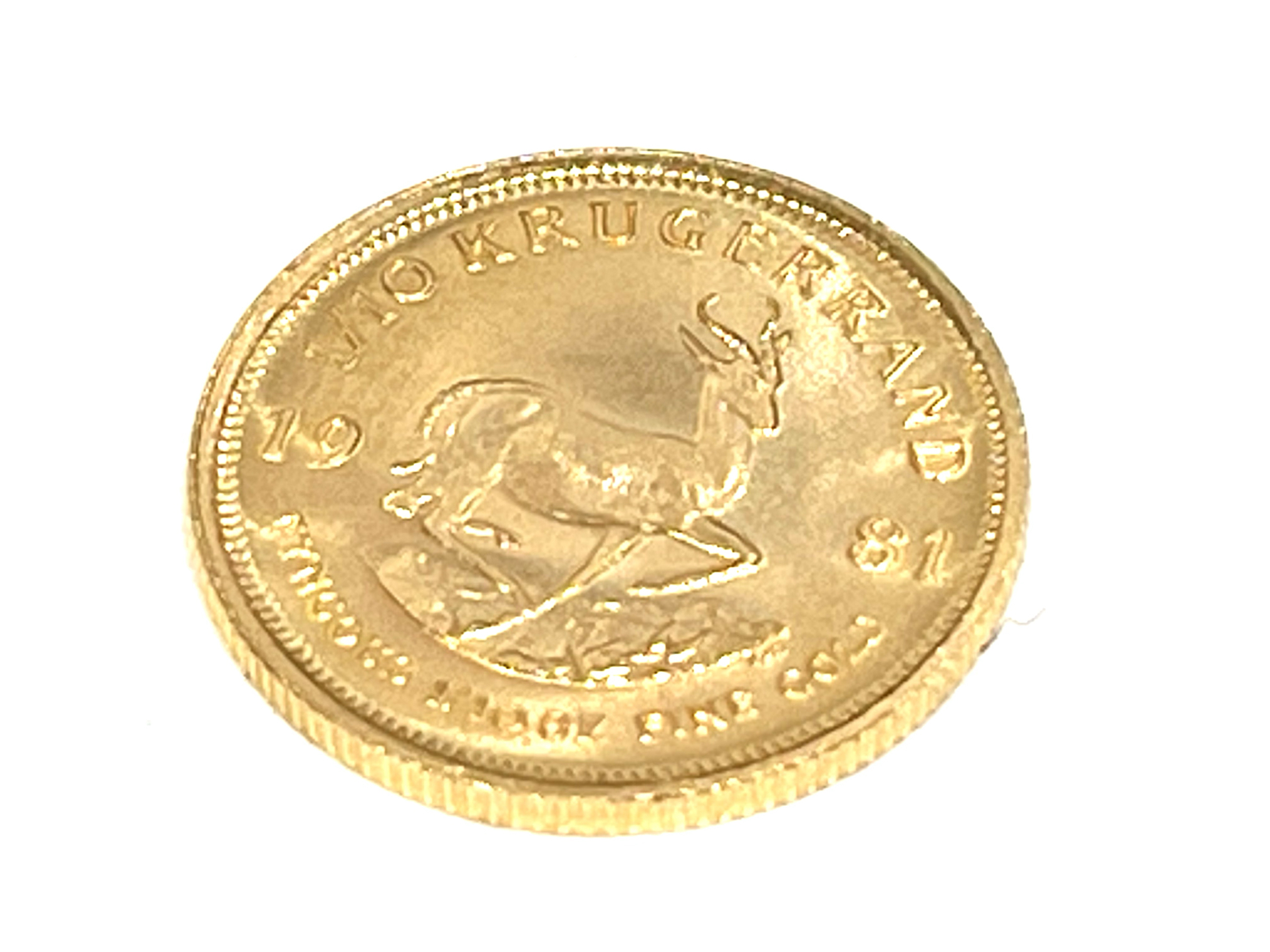 南アフリカ共和国 クルーガーランド金貨 1/10oz K22