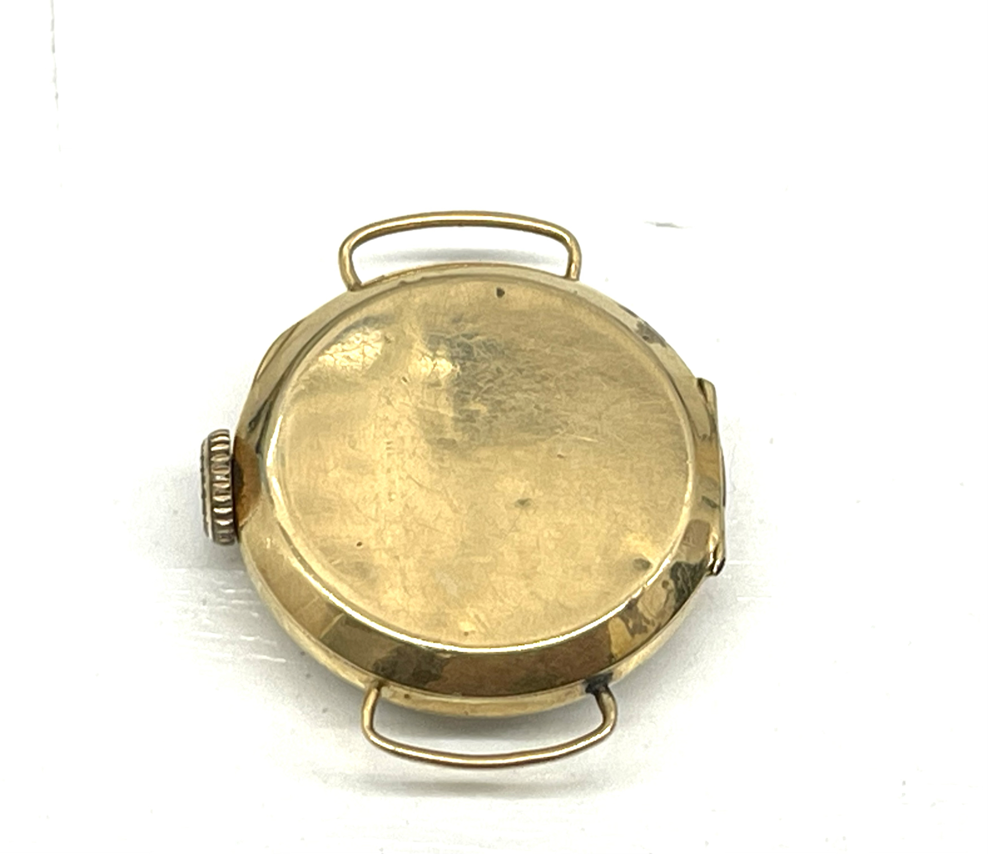 18K 金無垢 ANTIVIBRATION 手巻きアンティーク時計