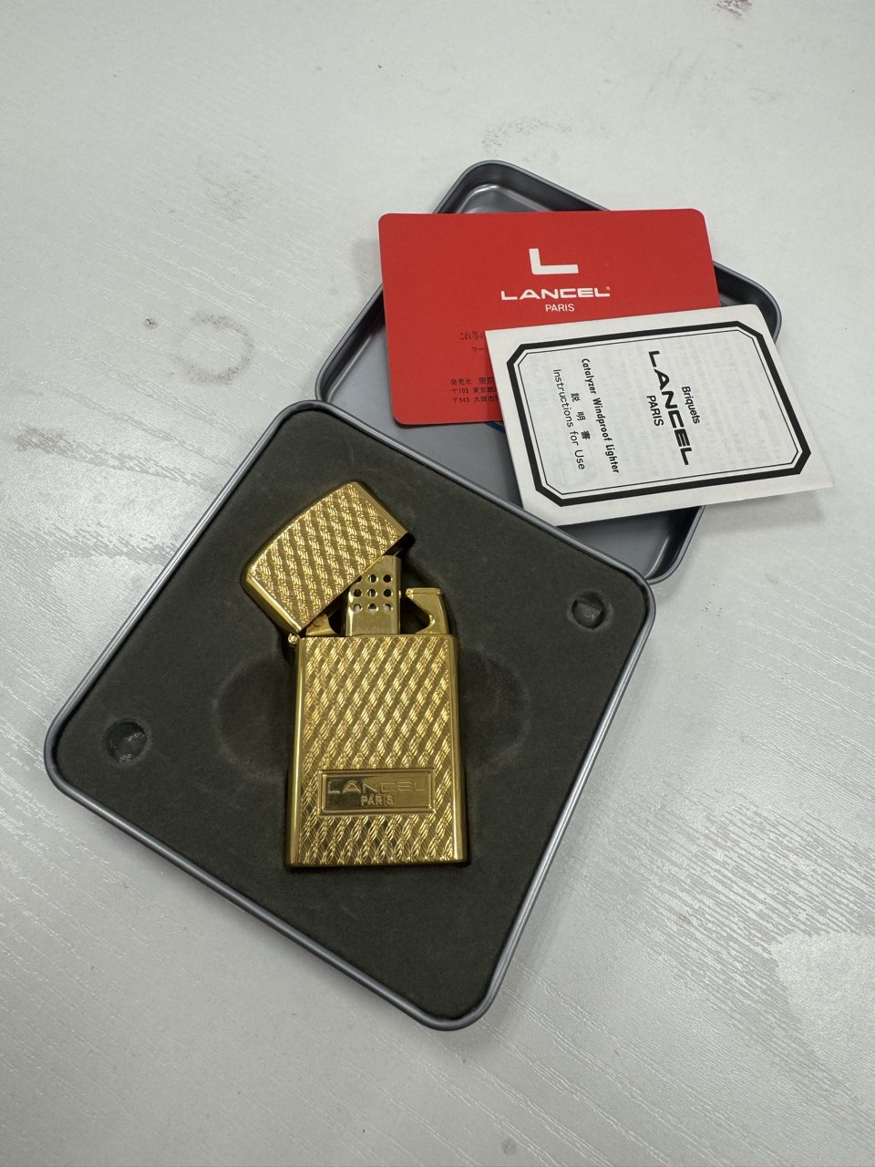 LANCEL ZIPPOライター