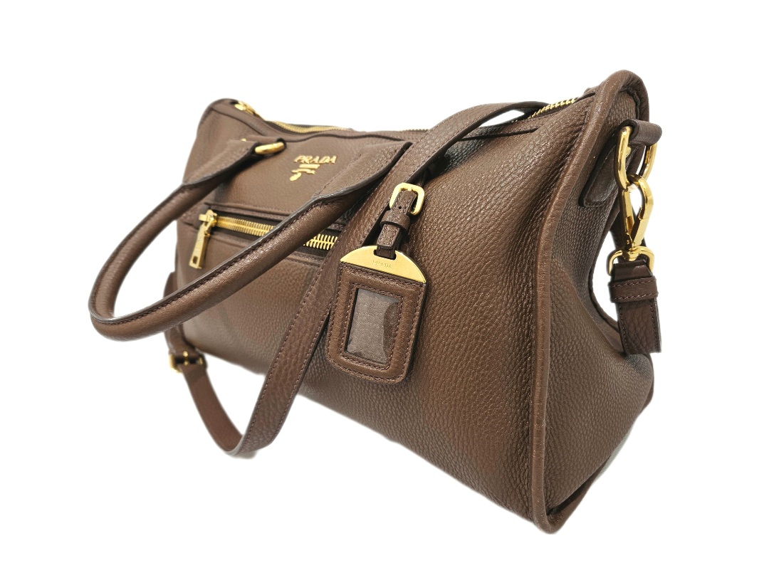 PRADA(プラダ)ヴィッテロダイノ 2WAYレザーハンドバック
