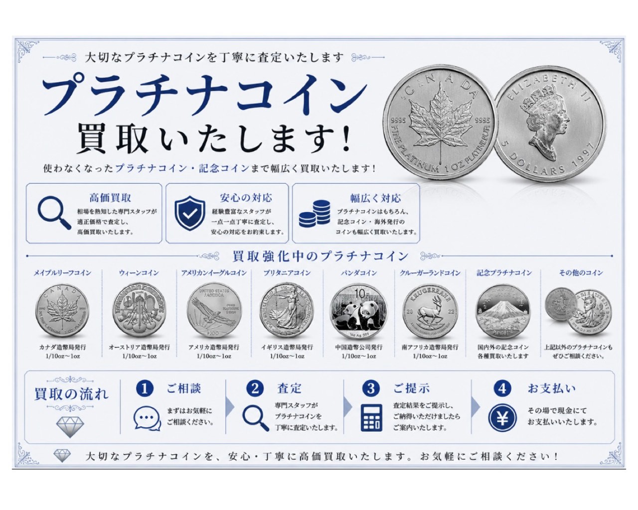 Pt1000 メイプルリーフコイン