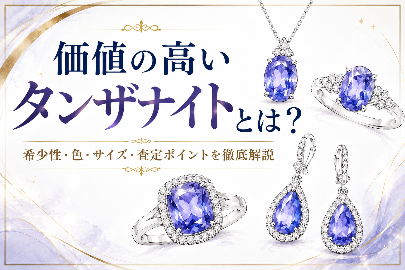 価値の高いタンザナイトとは？ 希少性・色・サイズ・査定ポイントを徹底解説【いちふじ新城】
