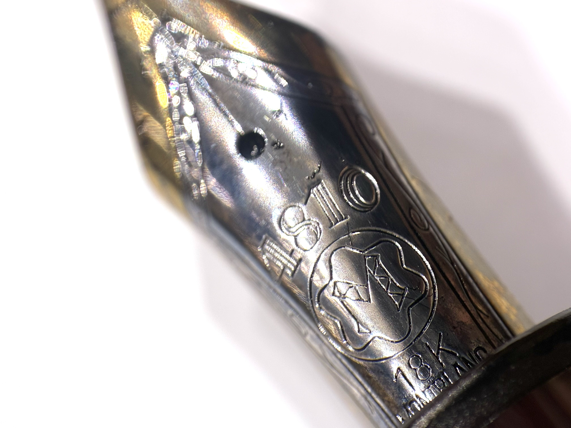 （筆記具）Mont Blanc　万年筆　ペン先18K　キャップ925　マイスターシュテック