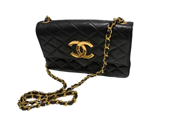 CHANEL ラムスキン デカココ チェーンショルダー
