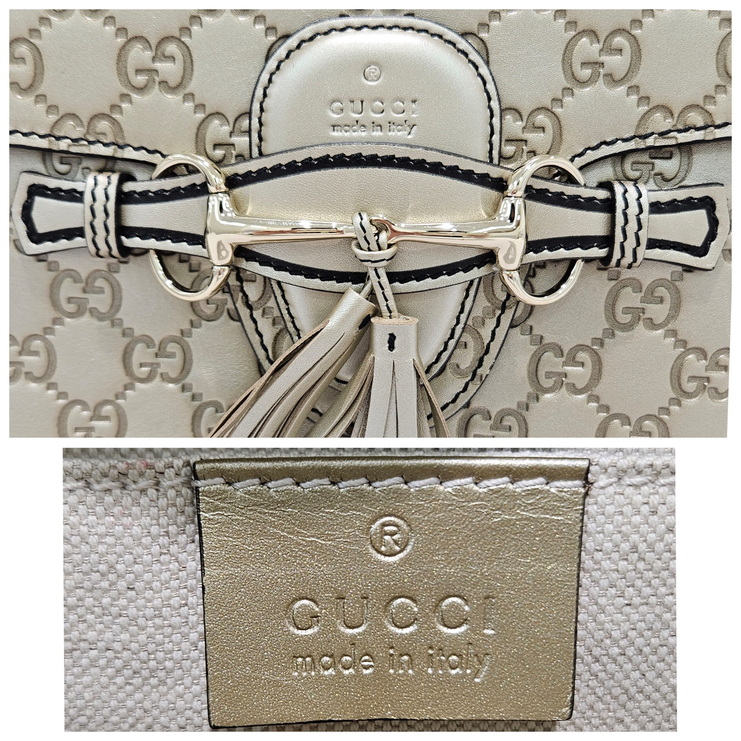 GUCCI(グッチ)エミリーホースビットショルダーバック
