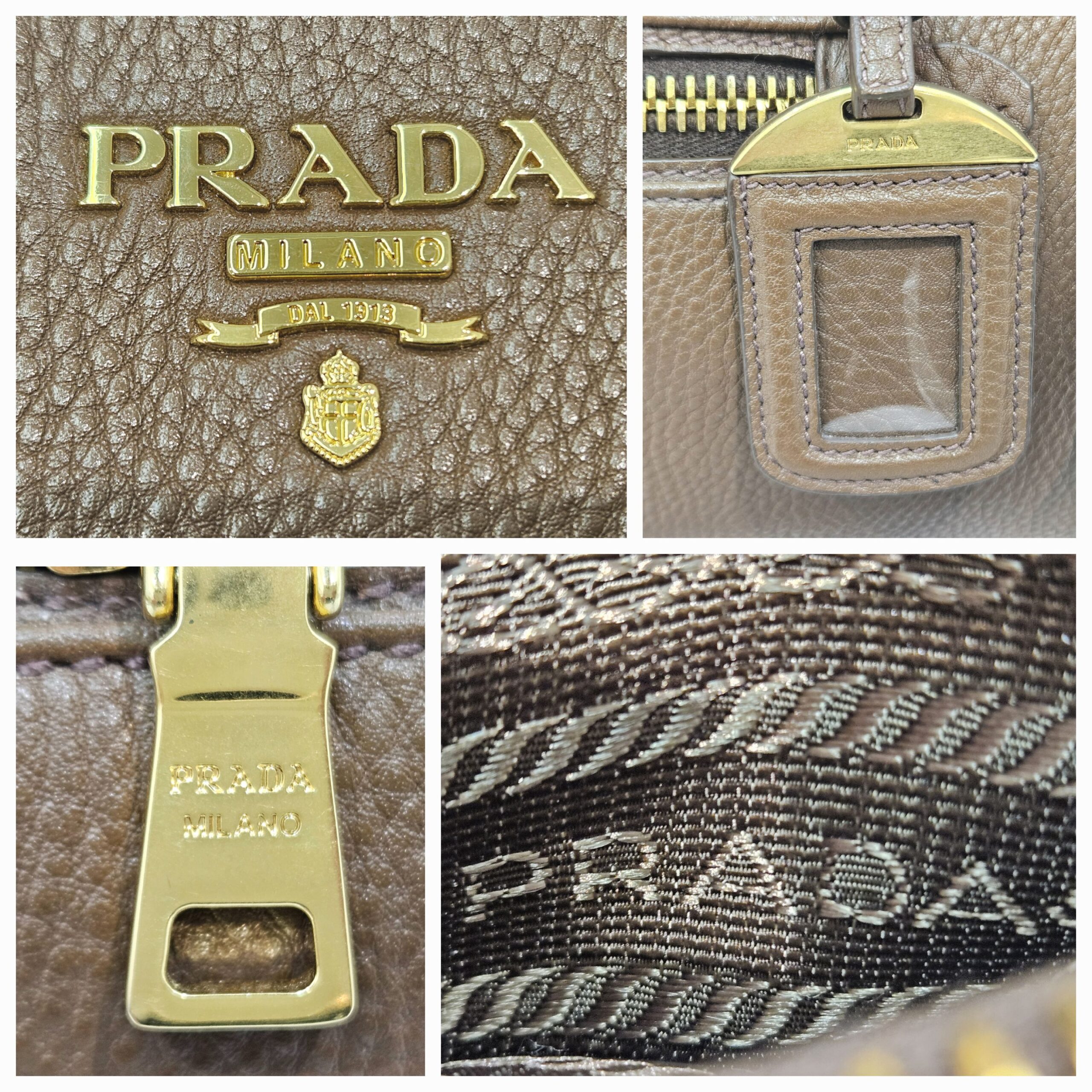 PRADA(プラダ)ヴィッテロダイノ 2WAYレザーハンドバック