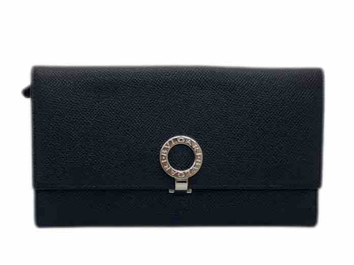 BVLGARI レザー長財布