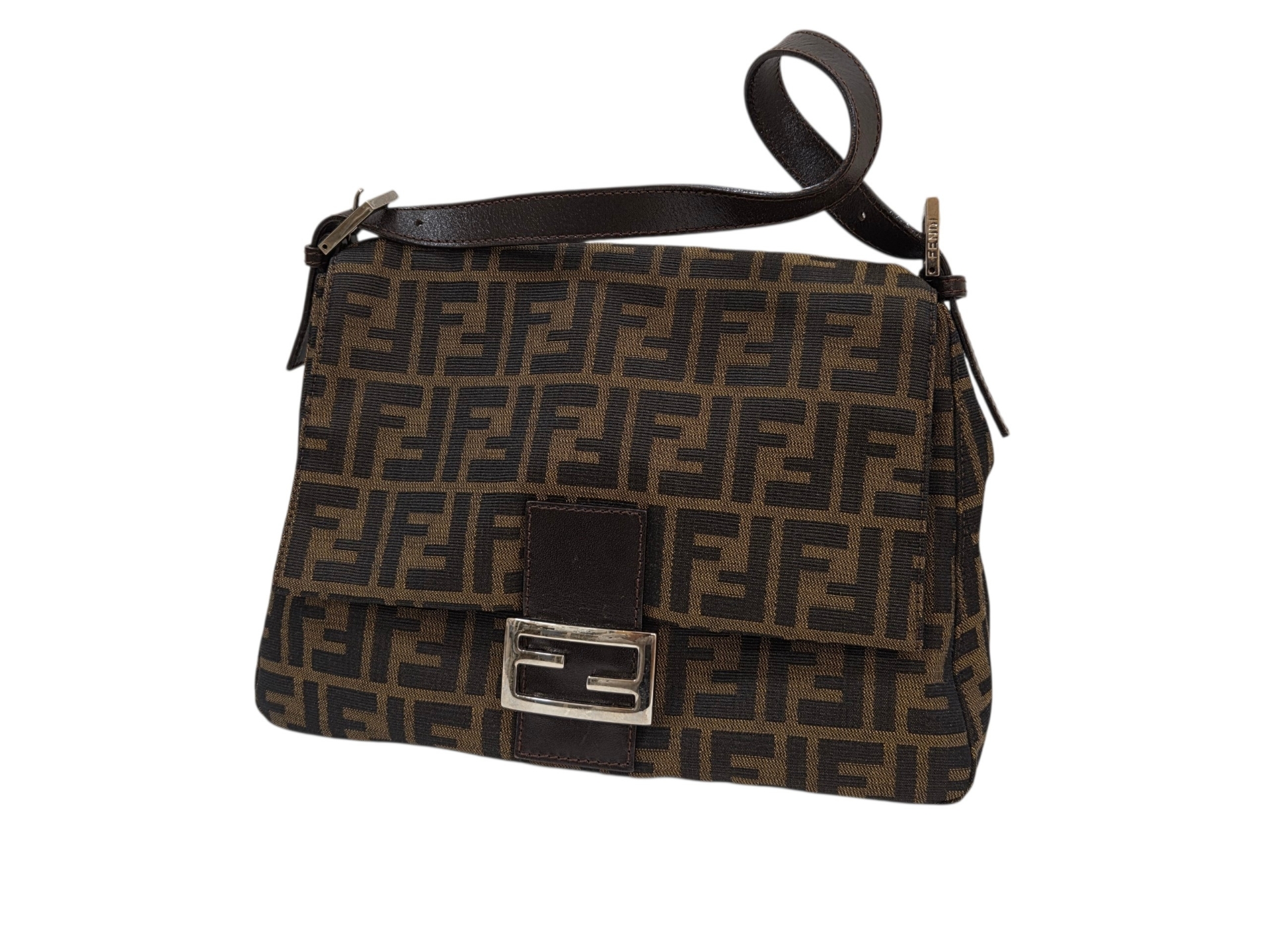 FENDI ズッカ柄 マンマバケット ショルダーバッグ