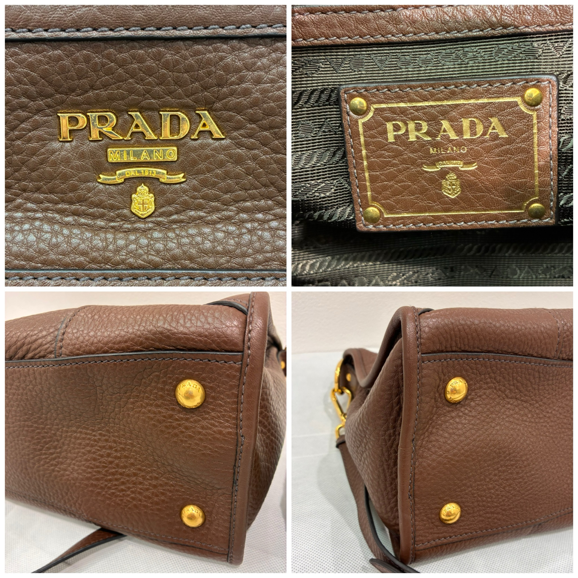 PRADA(プラダ)ヴィッテロダイノレザー 2WAY ハンドバッグ
