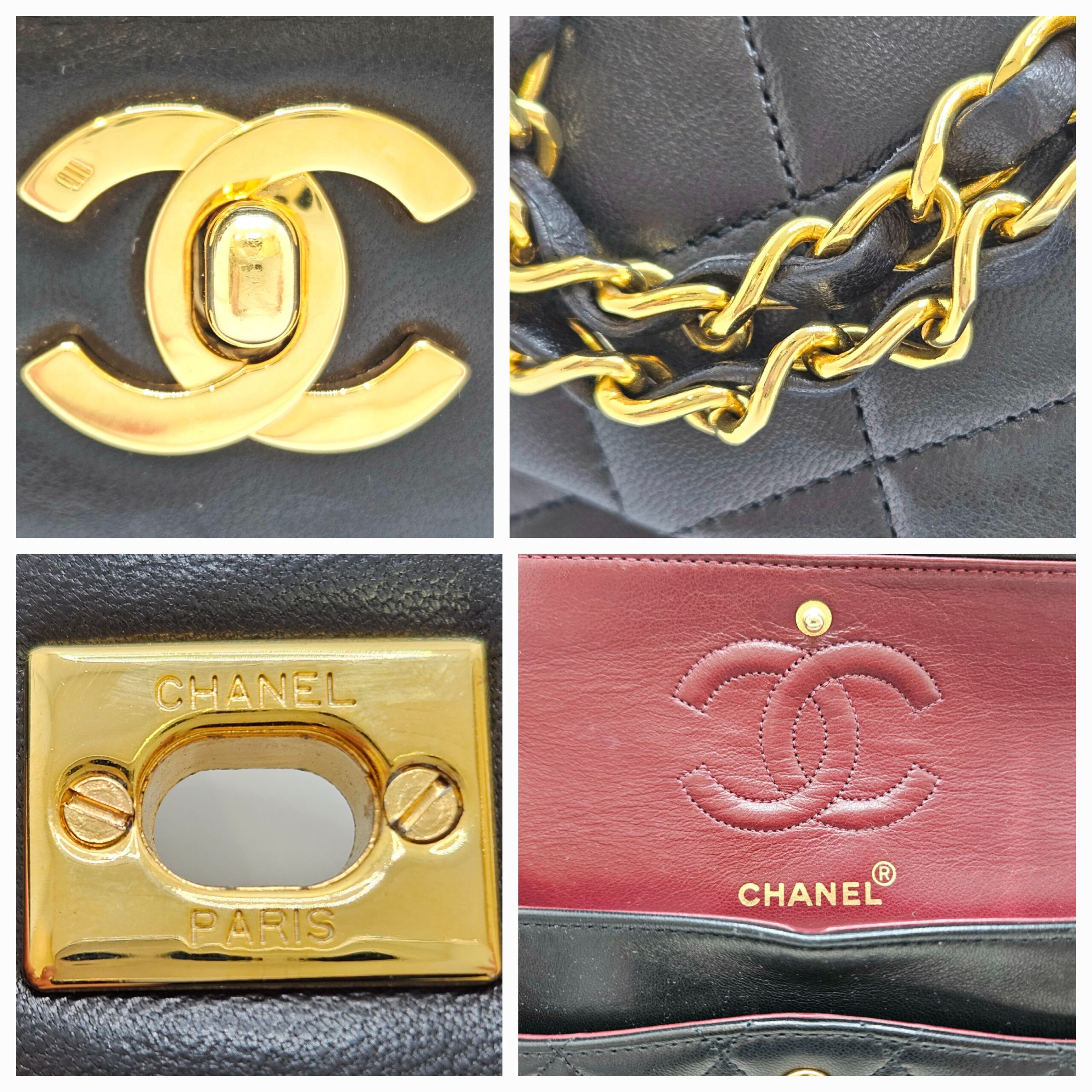 CHANEL(シャネル)マトラッセ Wフラップ チェーンバッグ