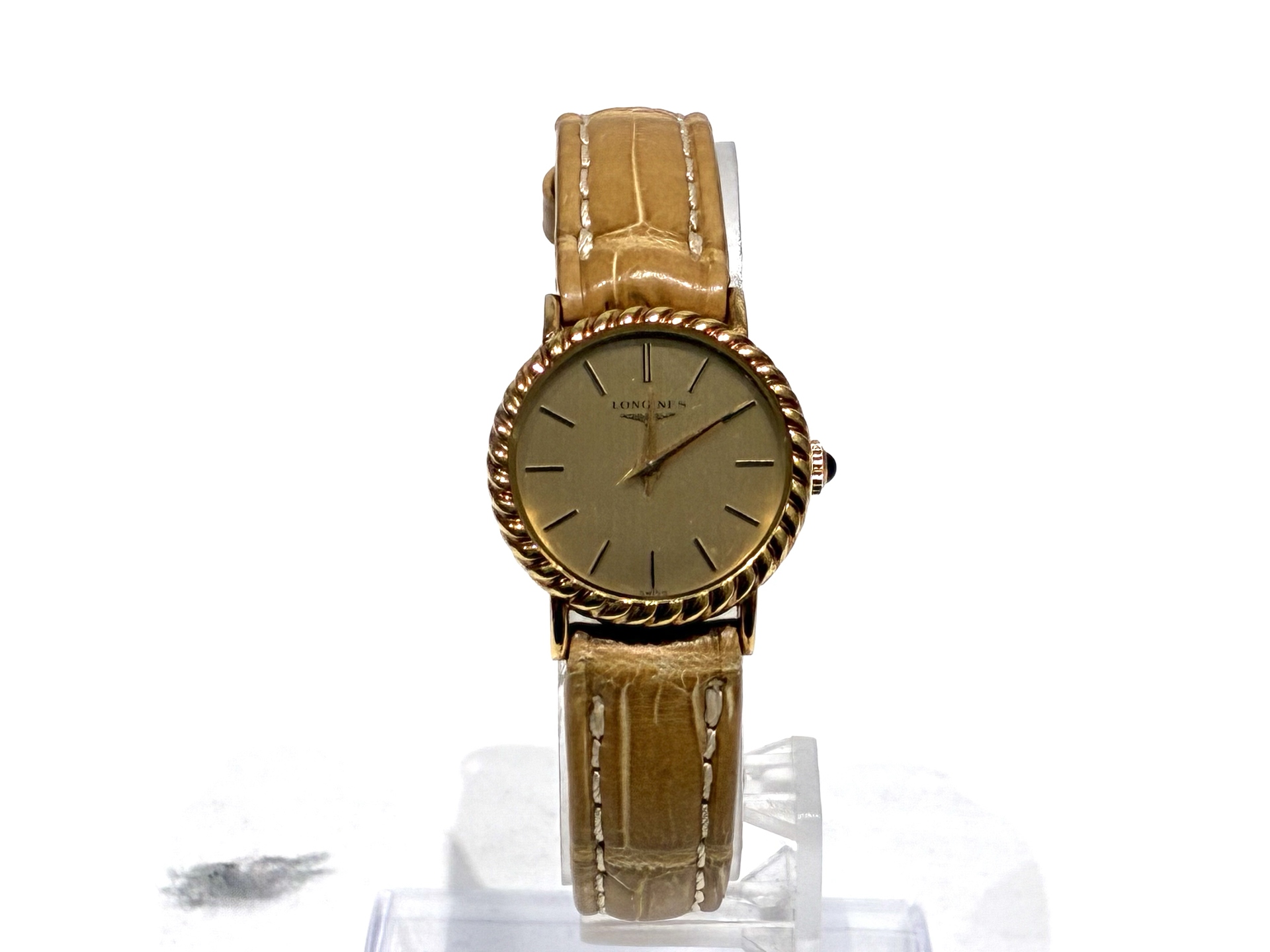 （ロンジン） LONGINESシャンパンゴールド文字盤　手巻き レディース腕時計 　4269 817　750刻印