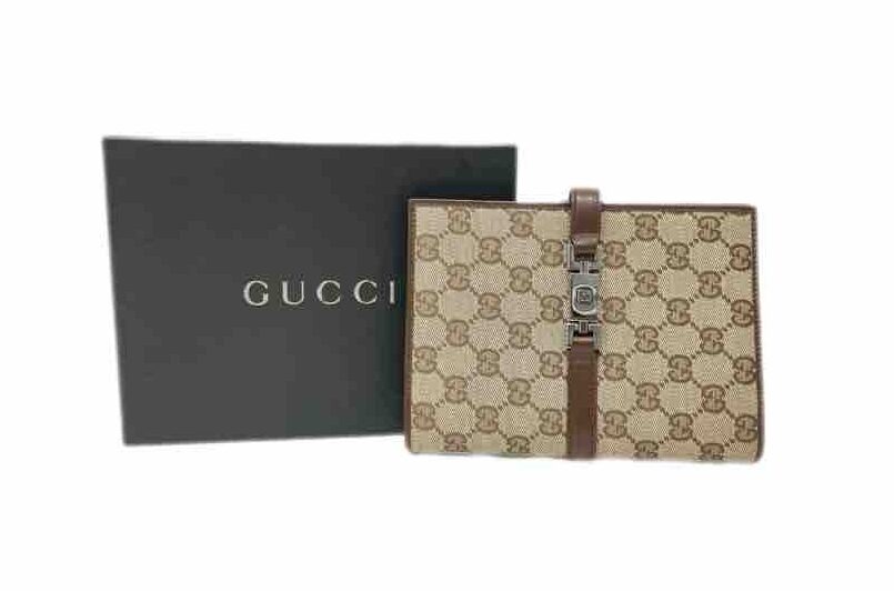 GUCCI GGキャンバス手帳カバー
