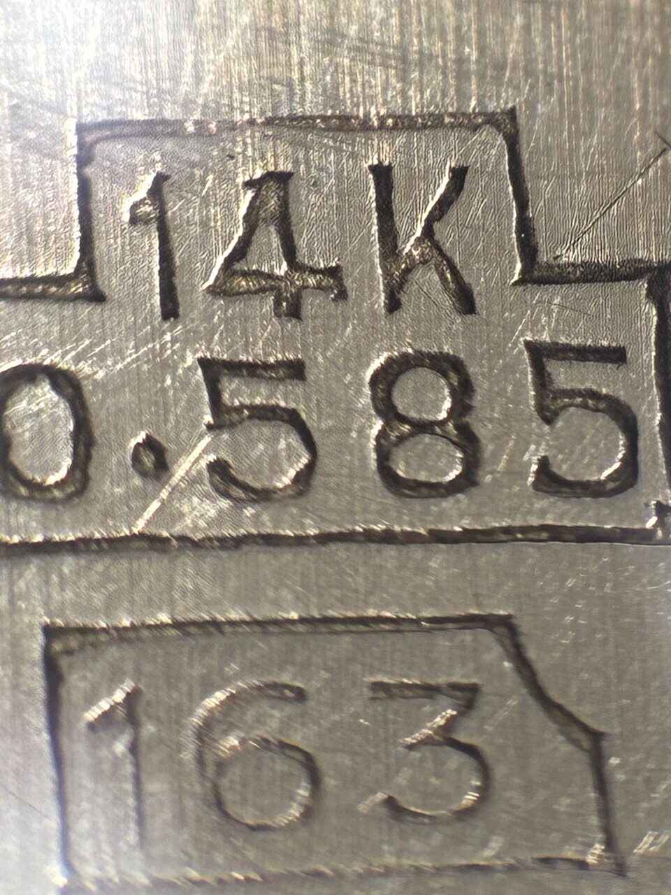 14K 585刻印
