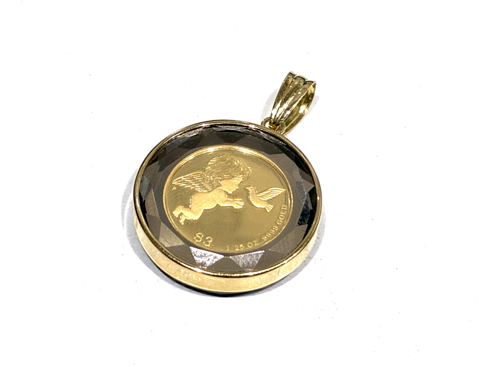 （金）K24　ツバル　エンジェル金貨 1.25oz　K18　枠