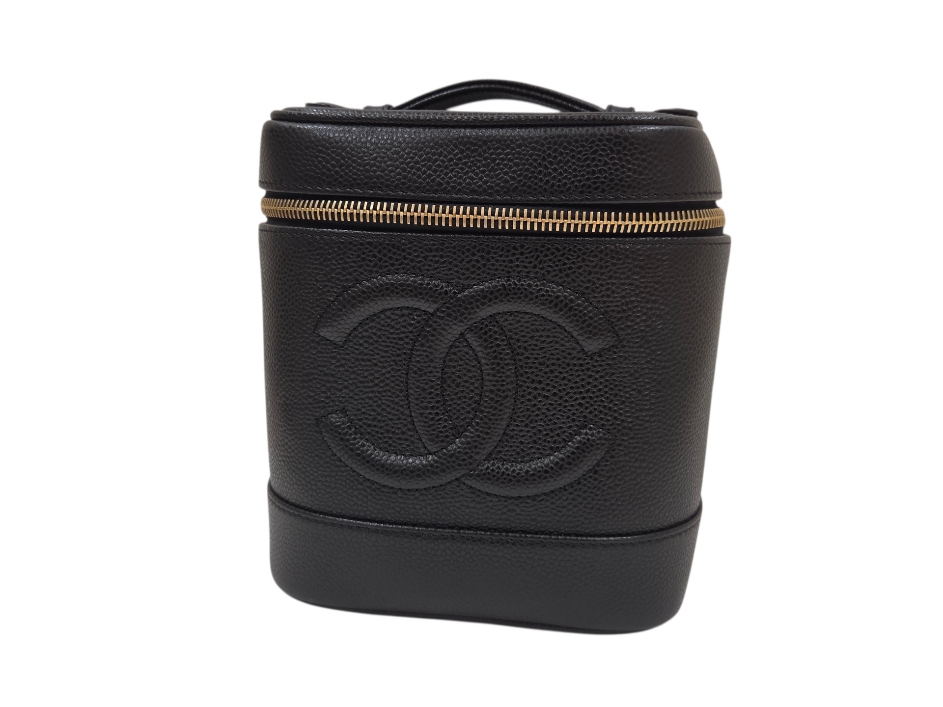 CHANEL バニティバッグ キャビアスキン A01998