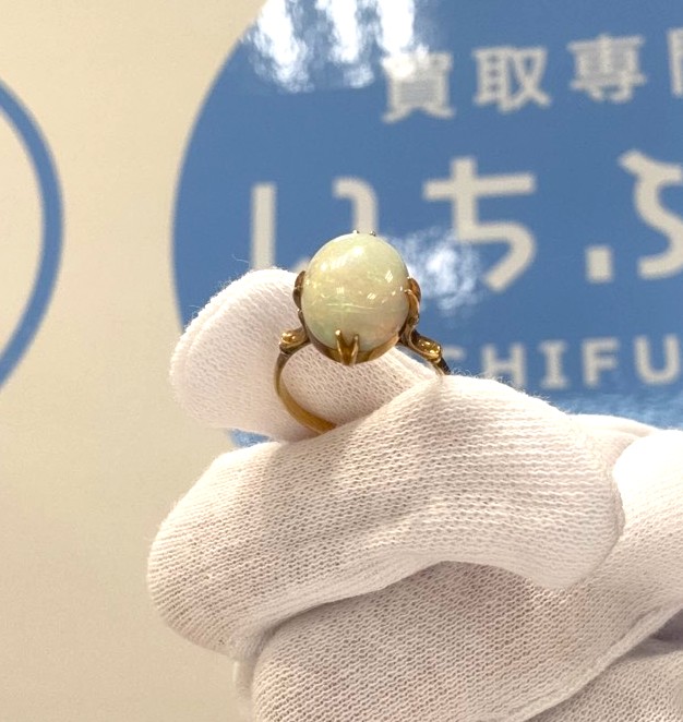 K18 オパール 指輪