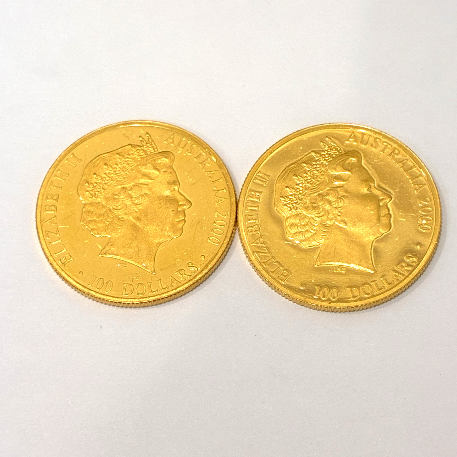 2000年シドニーオリンピック 公式100ドル金貨