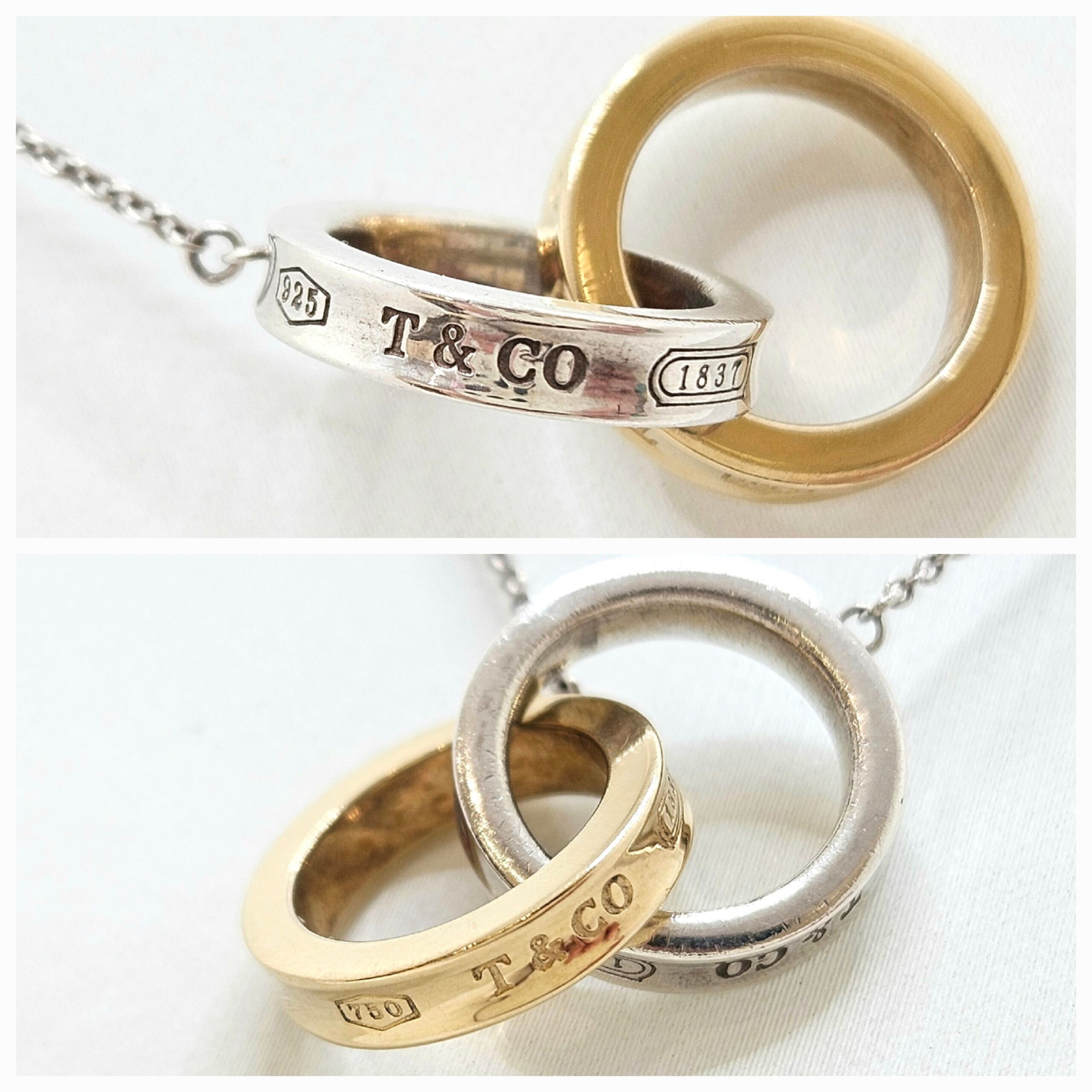Tiffany&Co インターロッキング 1837ネックレス