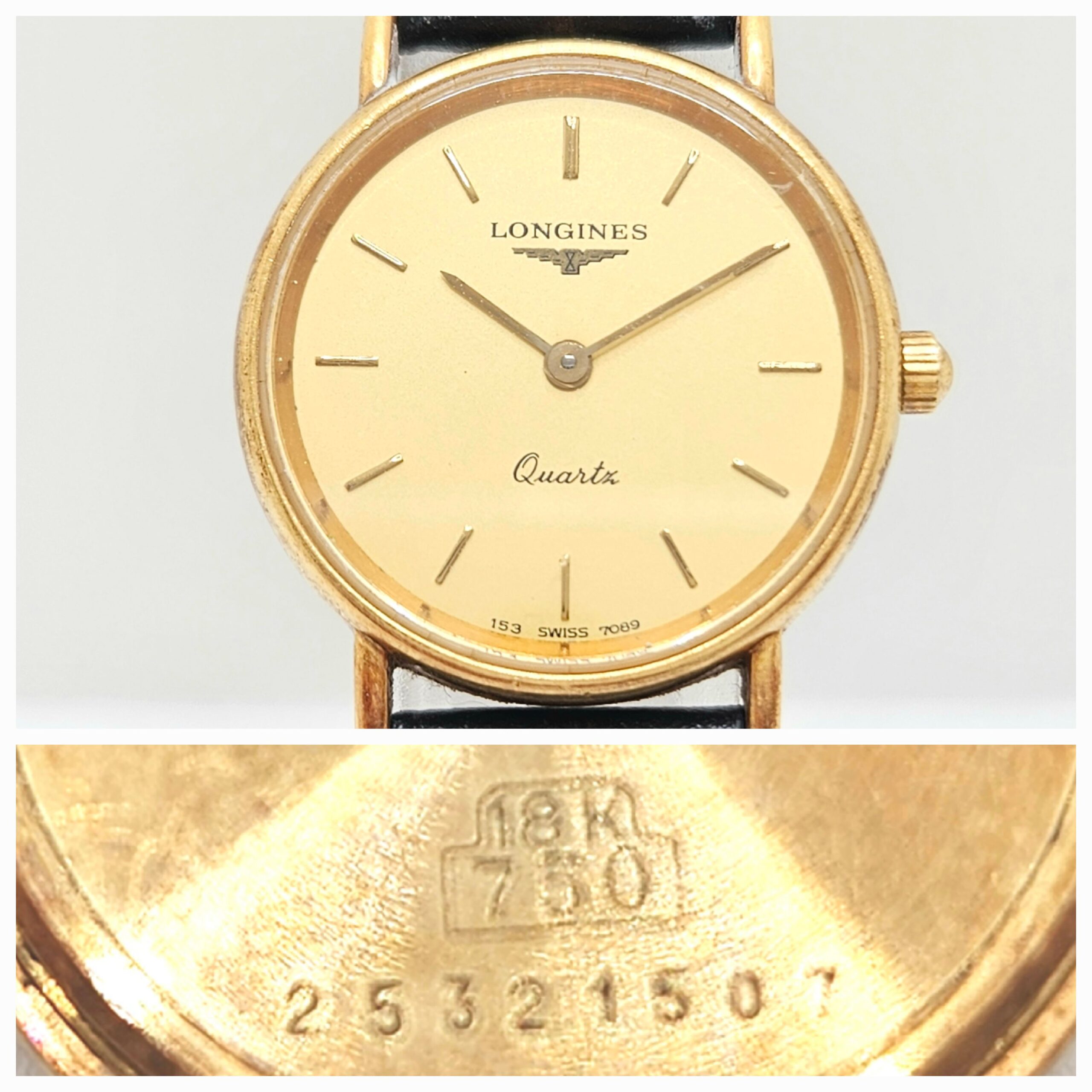 LONGINES 18K 金無垢