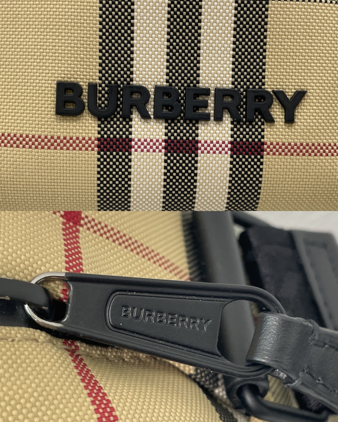 Burberry　ノバチェック ナイロン ショルダーバッグ