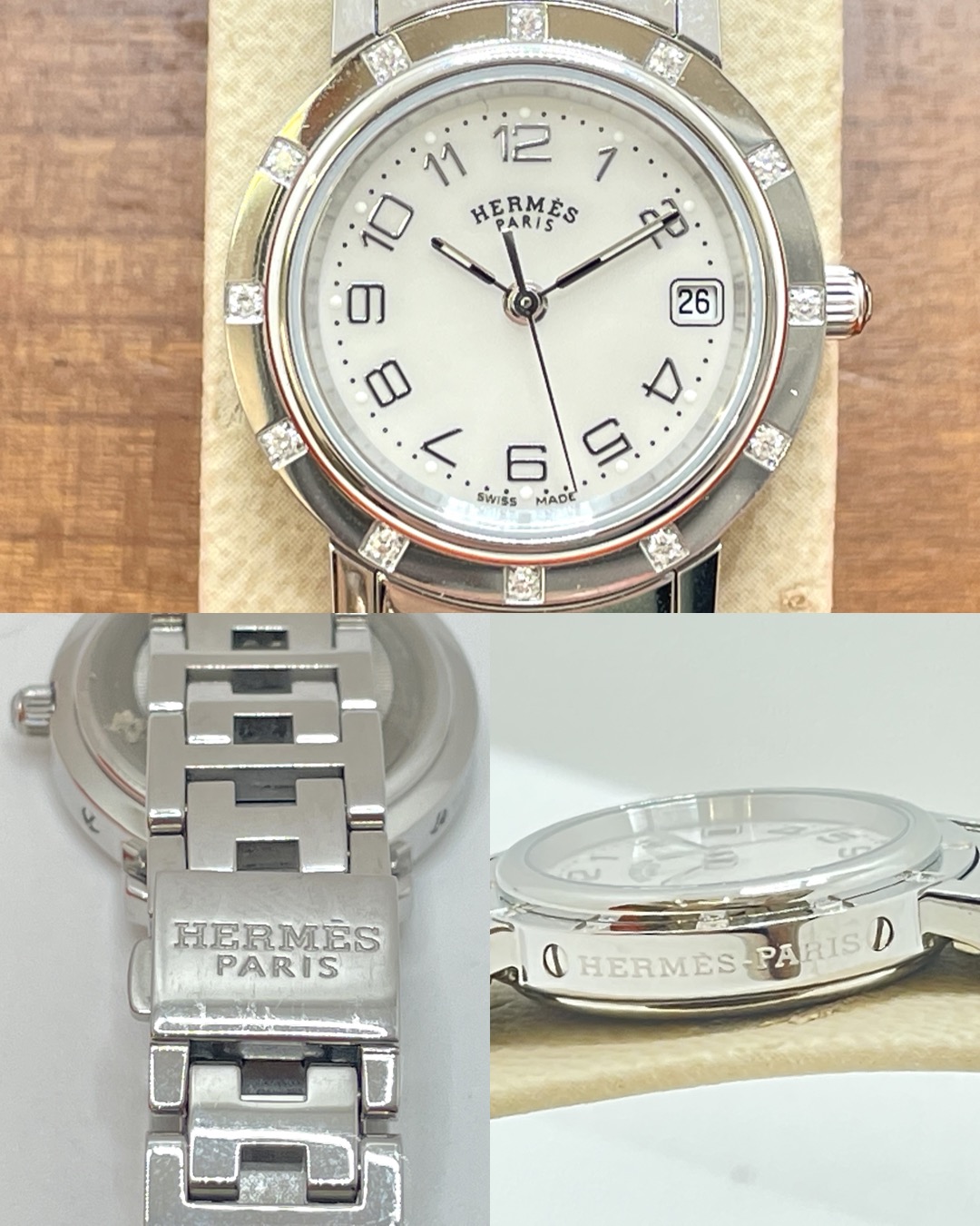 HERMES(エルメス)クリッパーCL4.230 腕時計