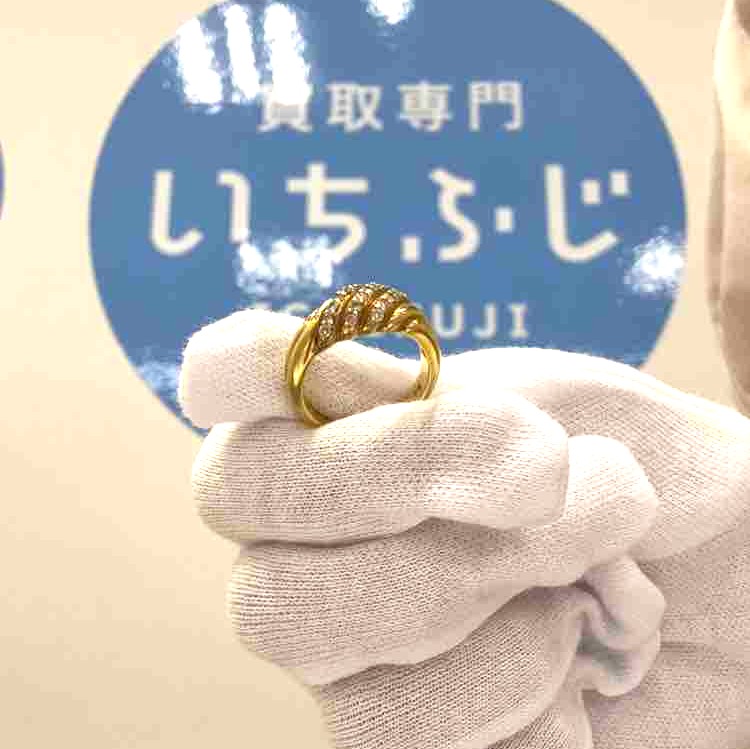 K18 ダイヤモンドリング