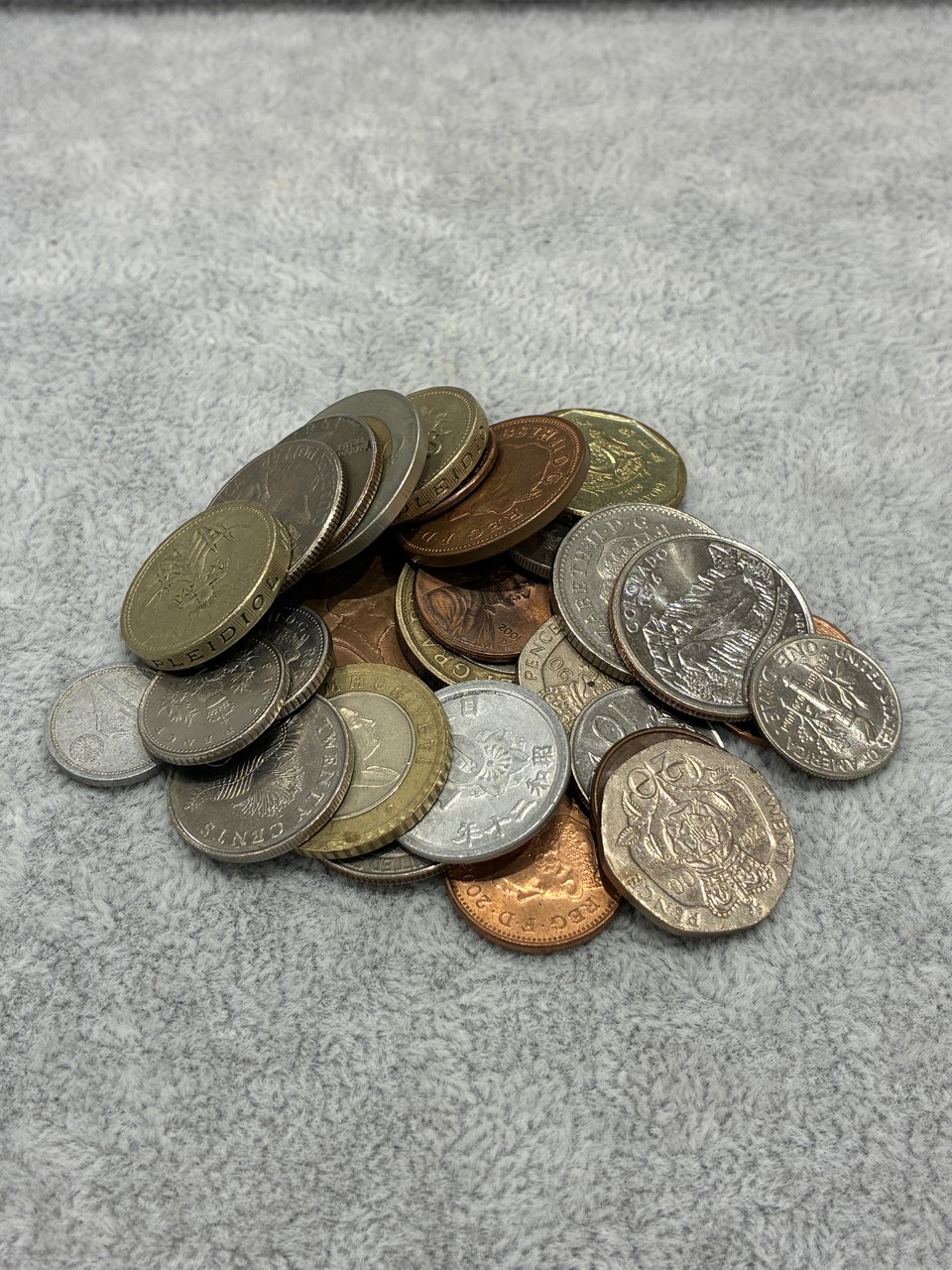 買取専門いちふじ ピアゴ碧南東店で買取した外国コイン・外国硬貨まとめ
