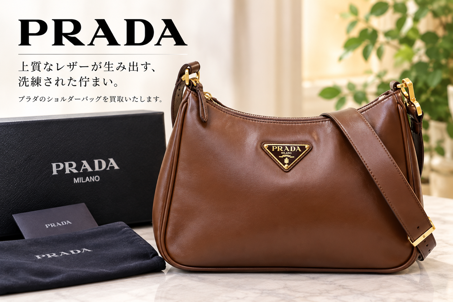 プラダのレザーグッズが長く展開されてきた理由👜🌸【いちふじサントムーン柿田川店】
